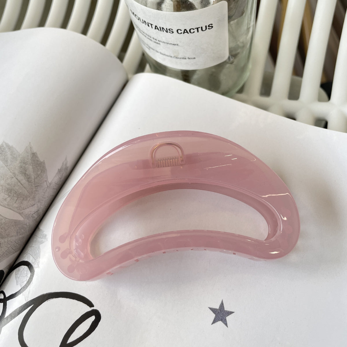 thickened hair claw large butterfly buckle