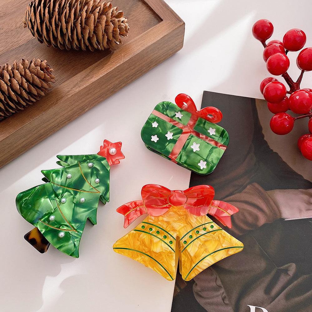 Christmas Series Medium Hair Claw