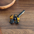 flower hairpin bangs side clip