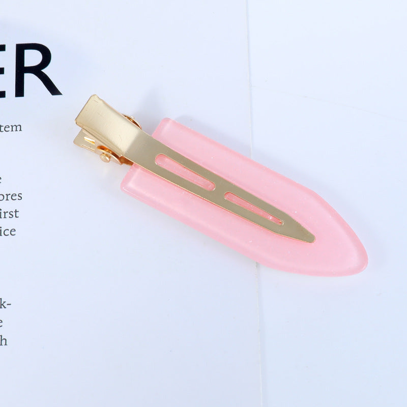New Internet celebrity women's acetic acid plate seamless hairpin