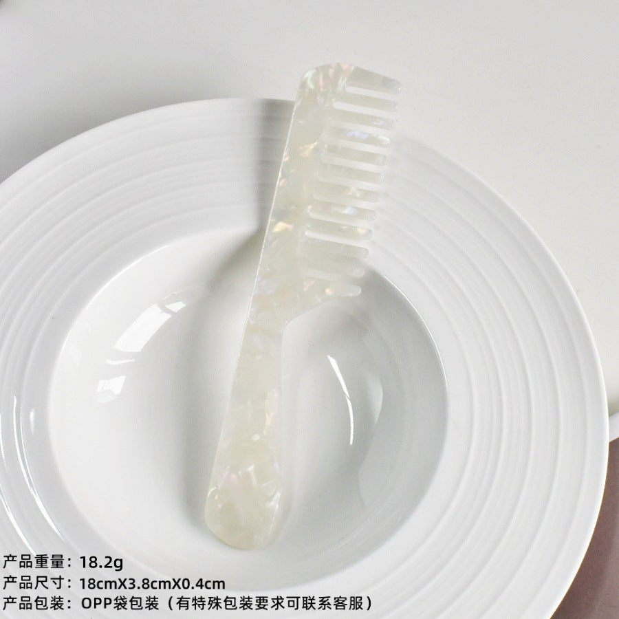 retro acetic acid portable hair comb