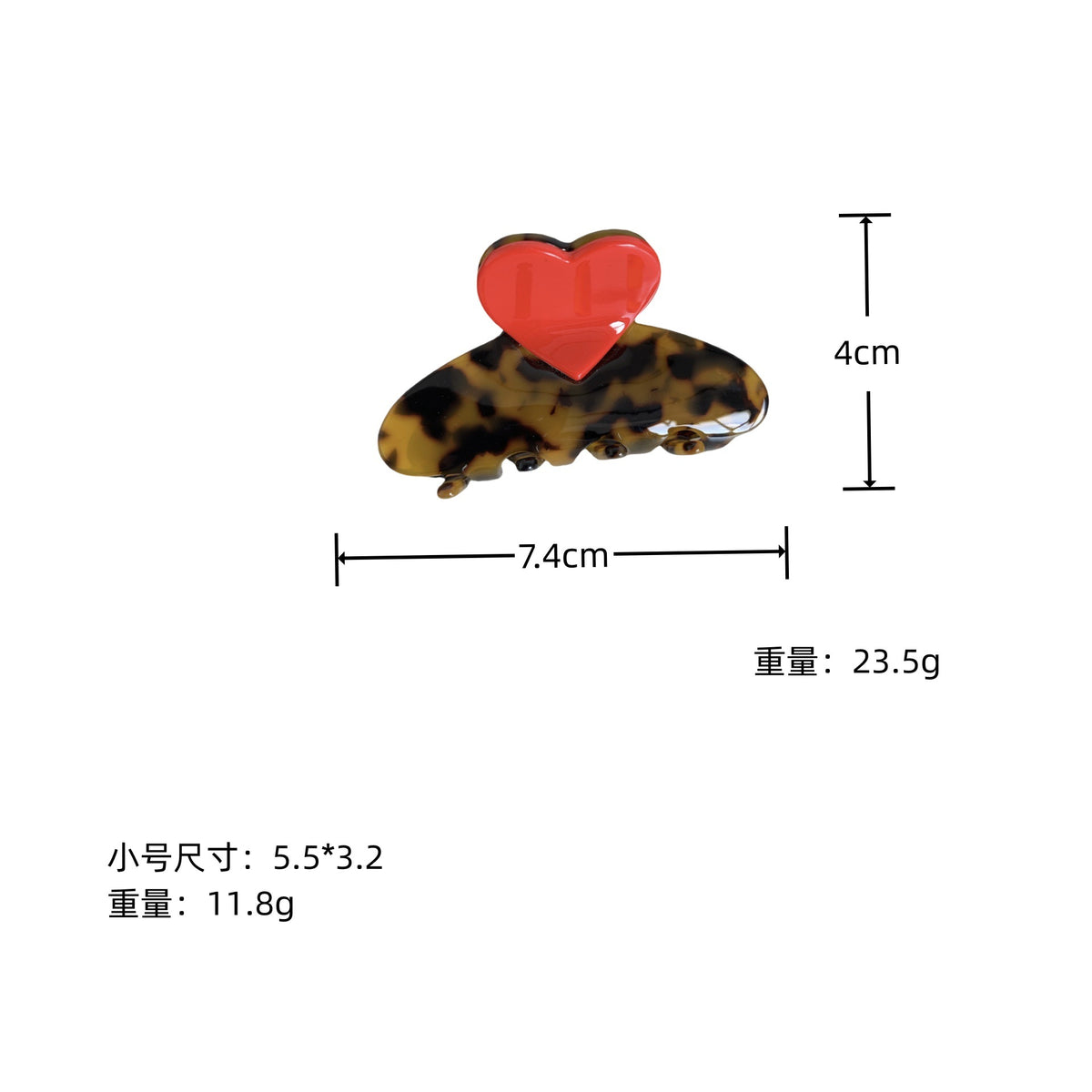 sweet love hair claw