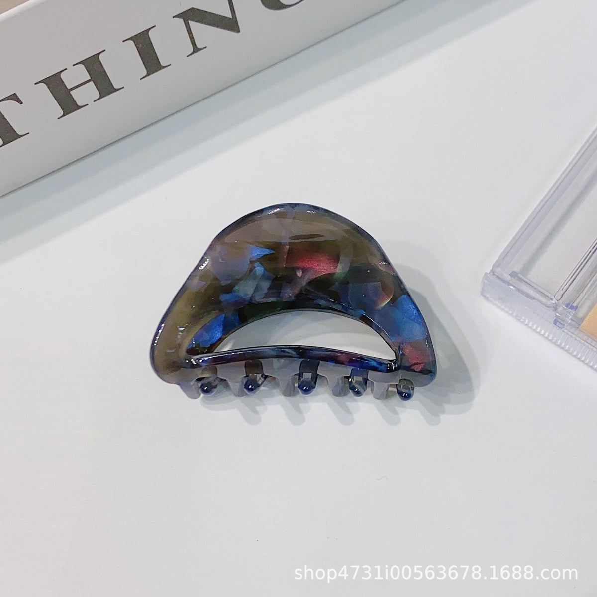 French acetic acid hairpin retro hollow tortoiseshell hair claw