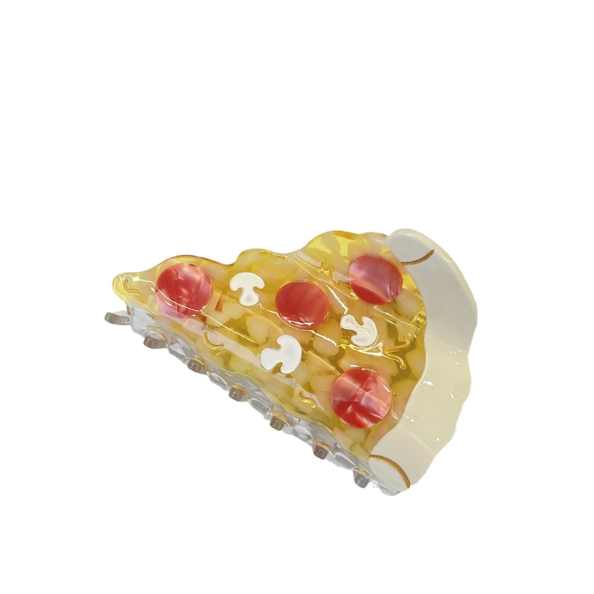 pizza poached egg hair claw
