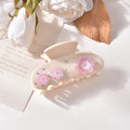 wind point diamond bow large hair claw