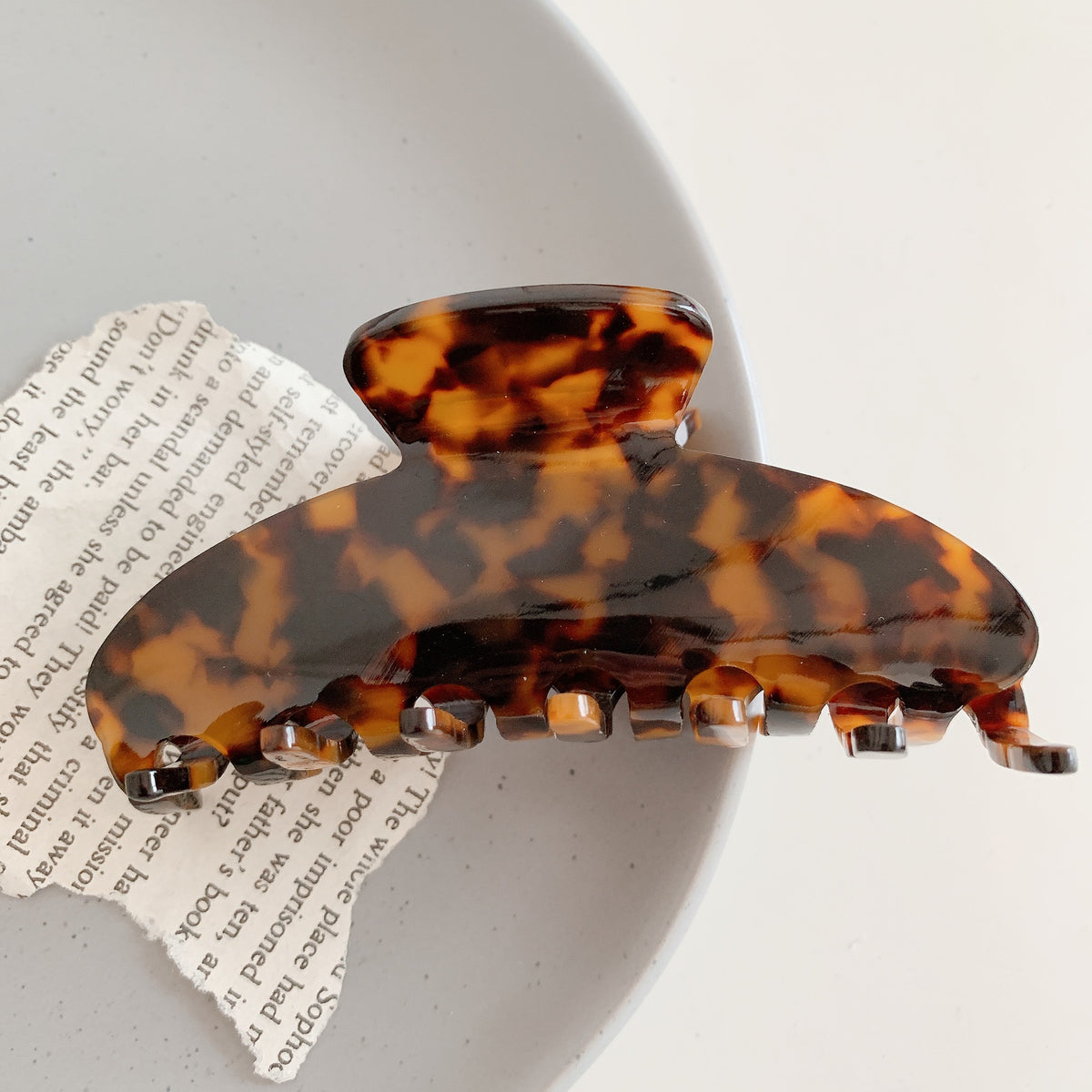checkerboard acetic acid hairpin hair claw