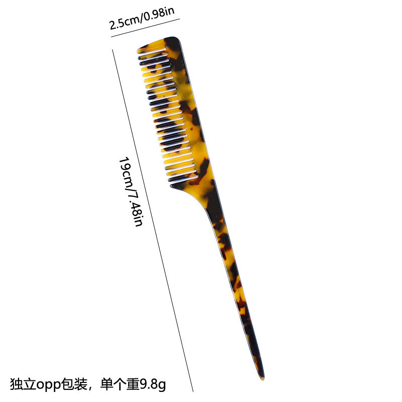 Household distribution Anti-static pointed tail comb