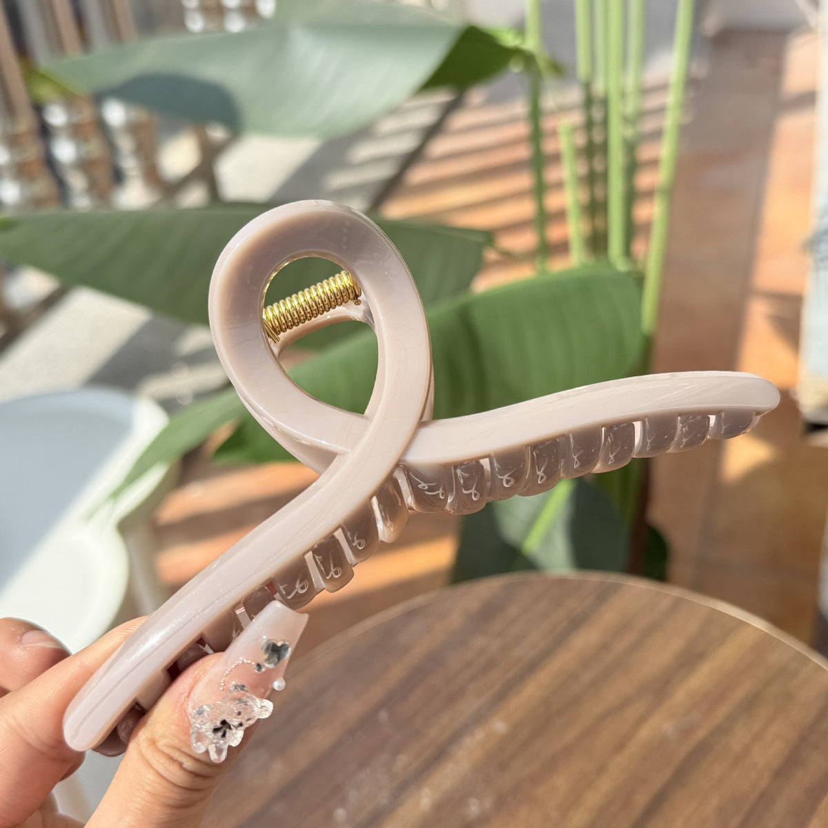 15cm clothes hanger hair claw