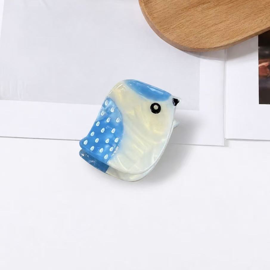 mini bird hair claw