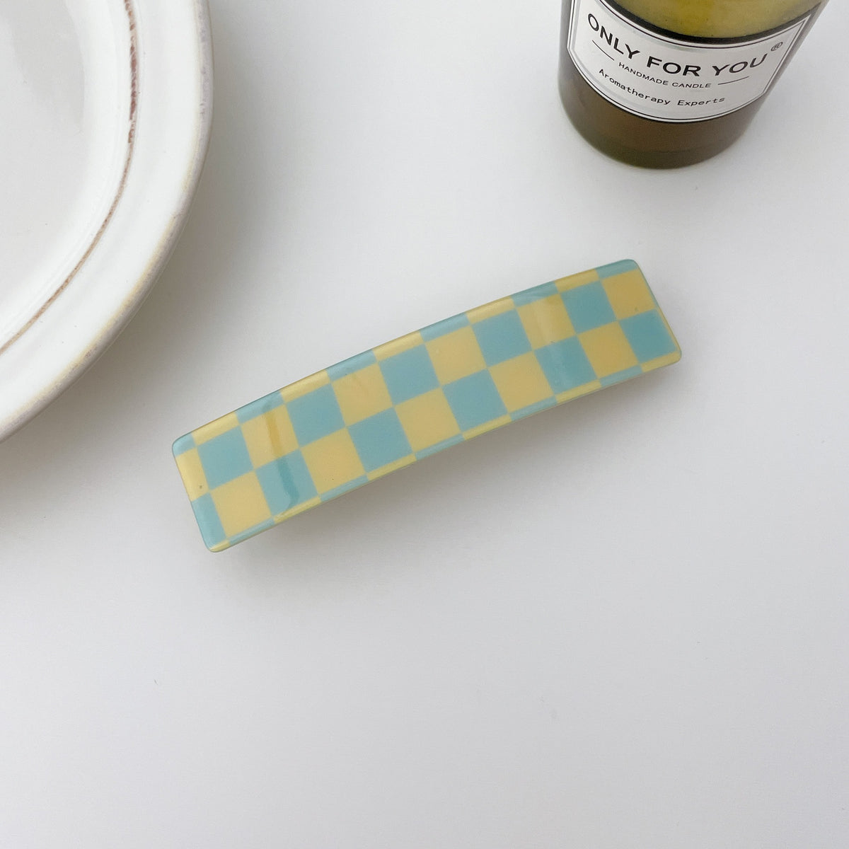 girl square spring hair clip