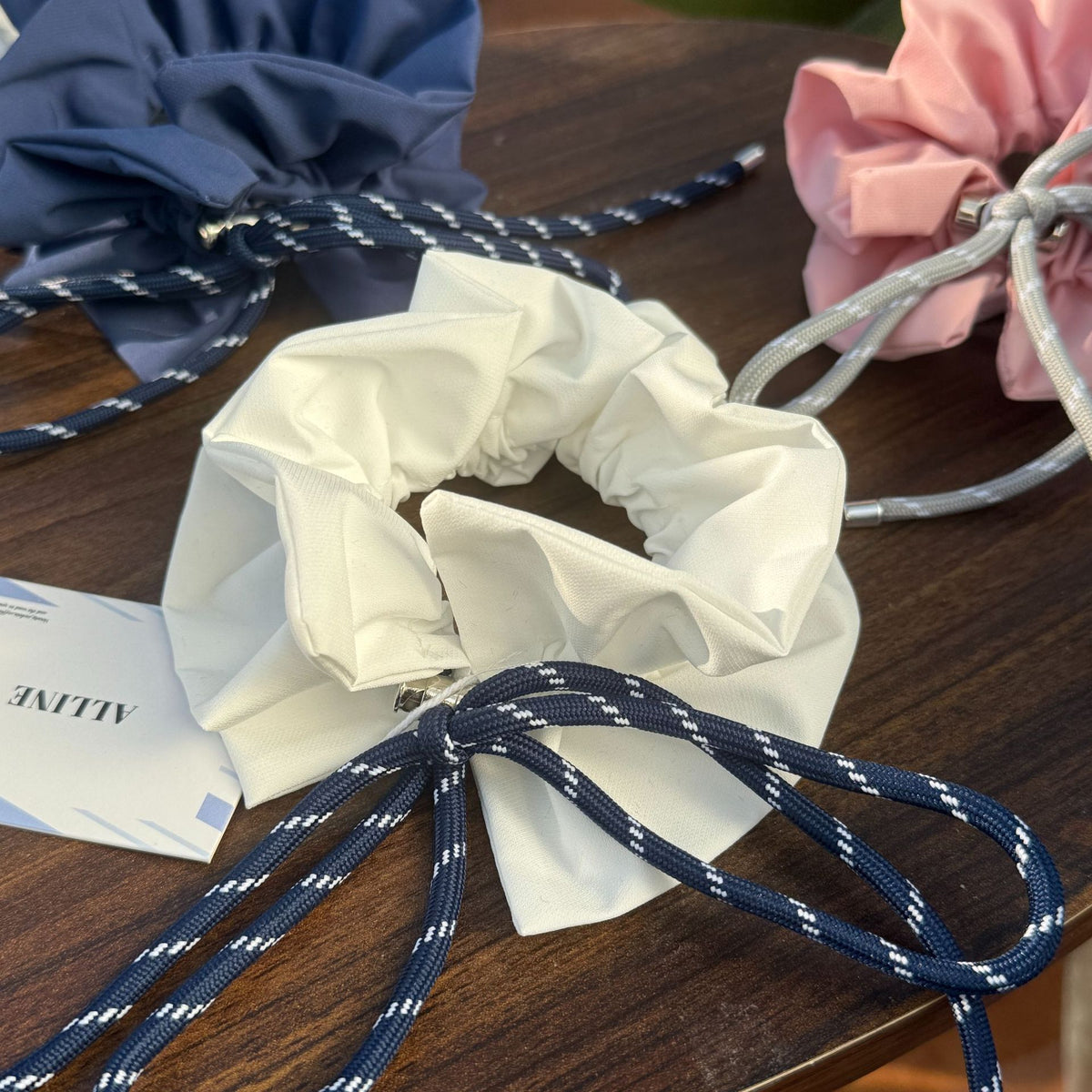 summer bows drawstring glasses hair Scrunchie