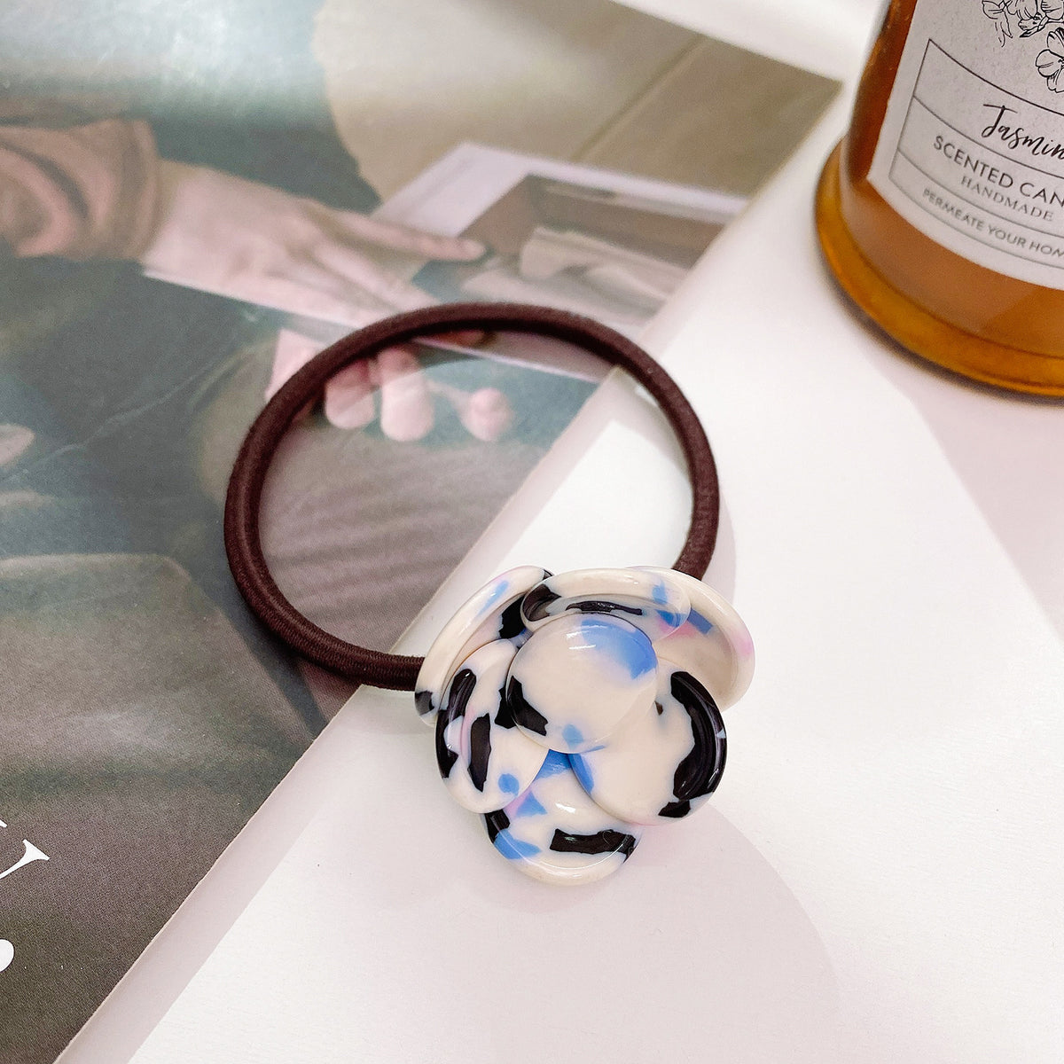 Three-dimensional Camellia hair clip