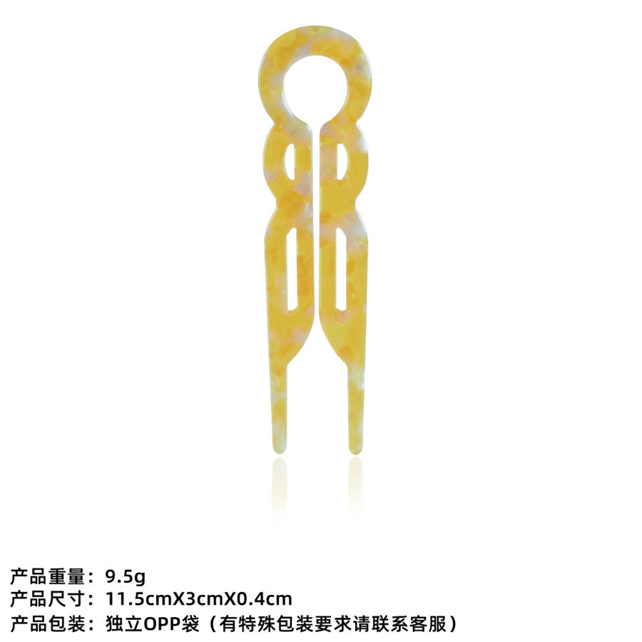 U-shaped acetic acid hairpin