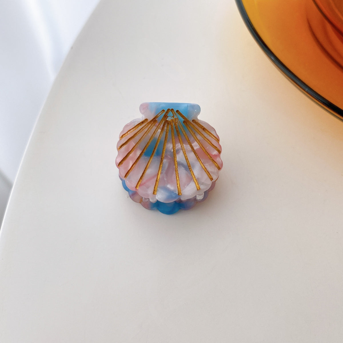 mini shell hair claw