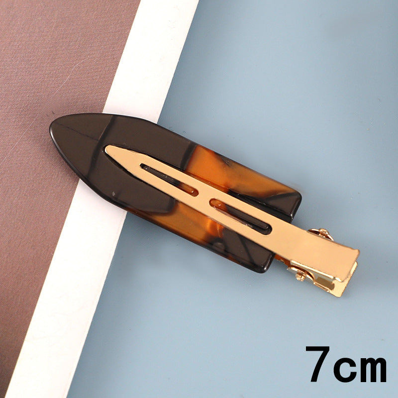 New Internet celebrity women's acetic acid plate seamless hairpin