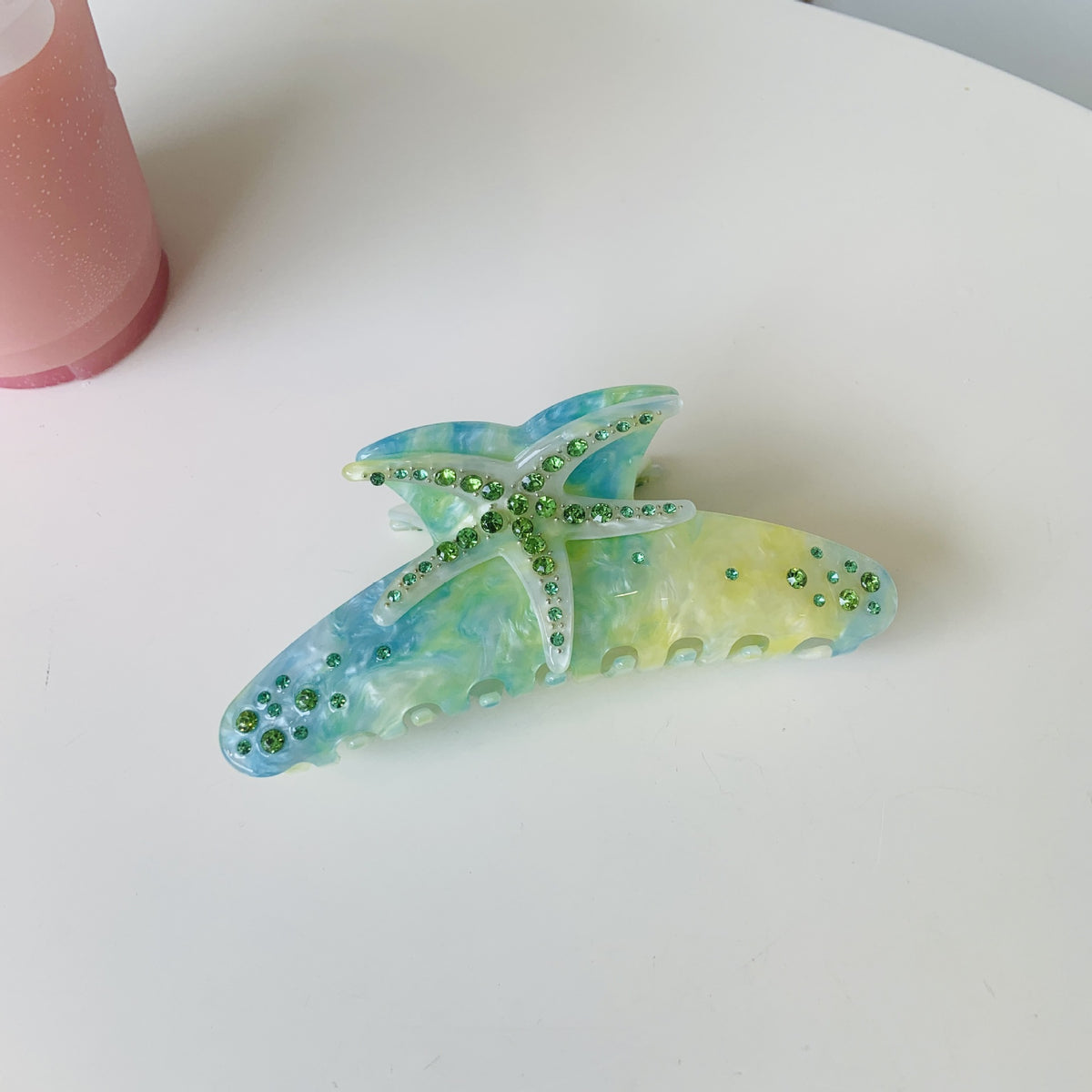 starfish diamonds hair claw