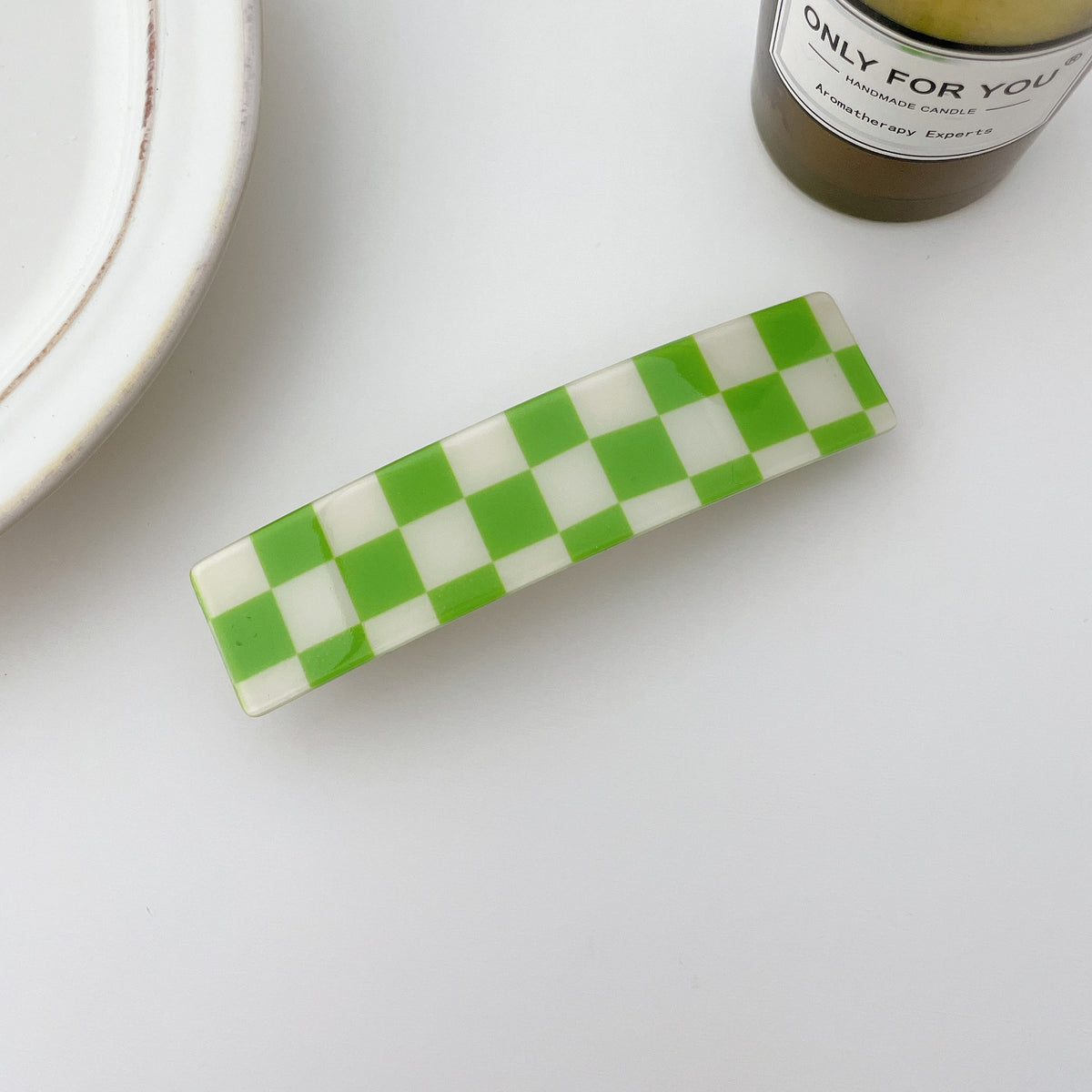 girl square spring hair clip