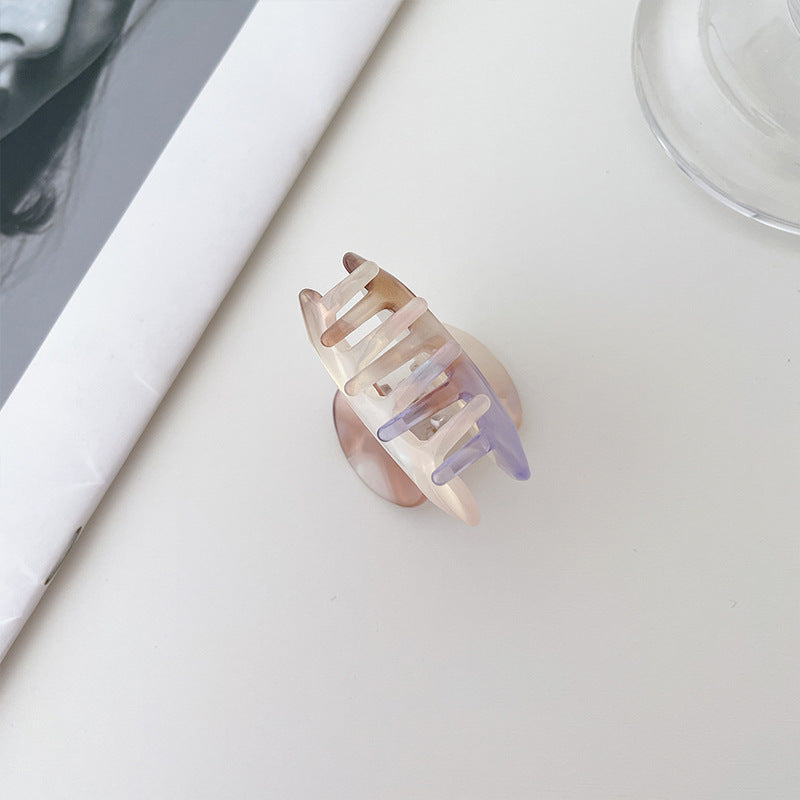 hollow temperament mini small bangs top hair claw