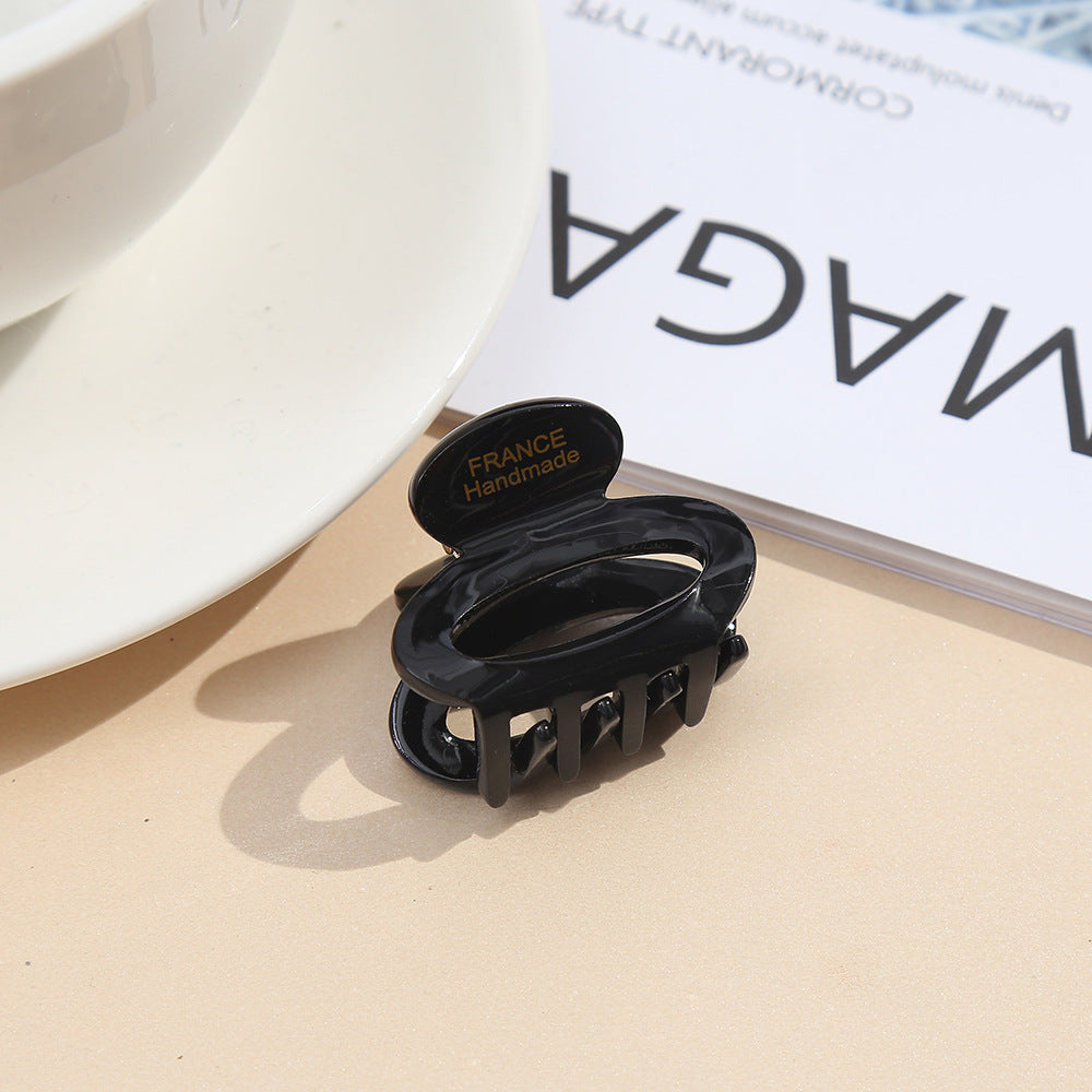French acetic acid hairpin retro hollow tortoiseshell hair claw