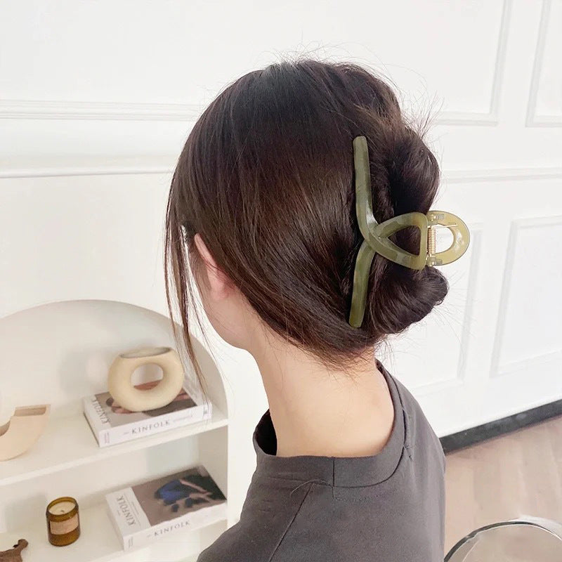 Morandi matte hairpin matte texture large hair claw