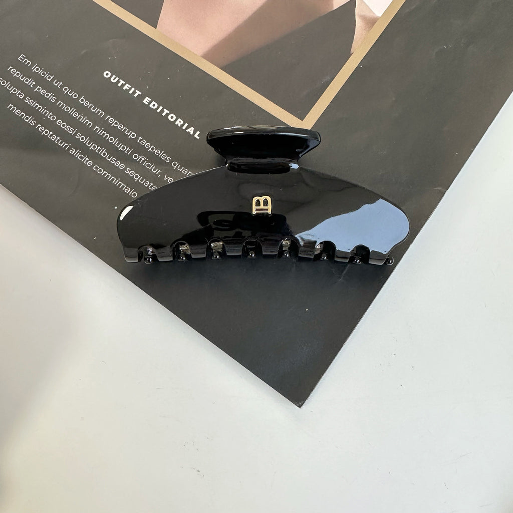 Letter B hair claw