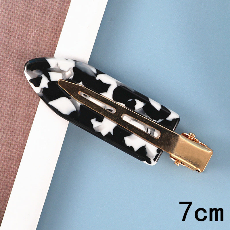 New Internet celebrity women's acetic acid plate seamless hairpin