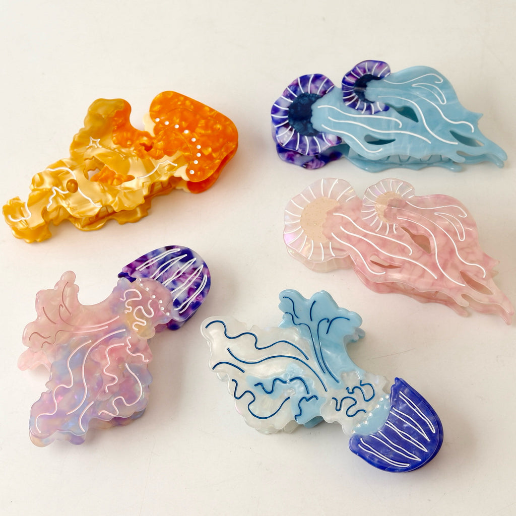 marine jellyfish hair claw