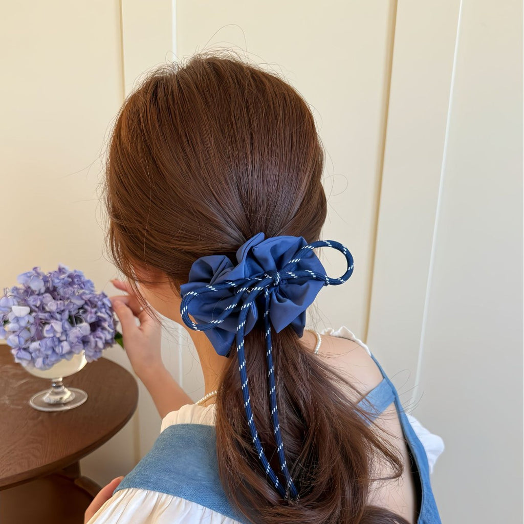 summer bows drawstring glasses hair Scrunchie