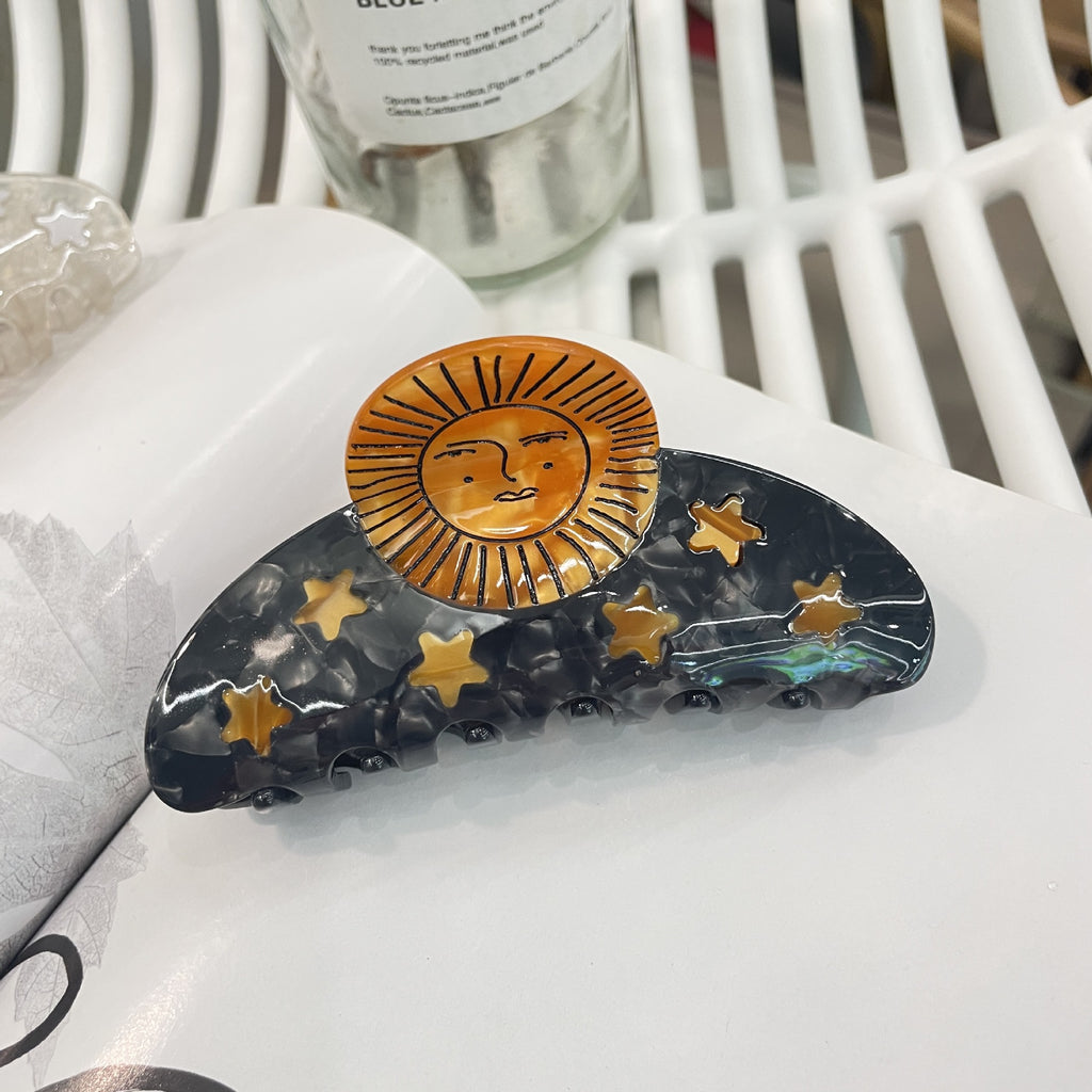 Sun Moon Angel Premium Textured Hair Claw