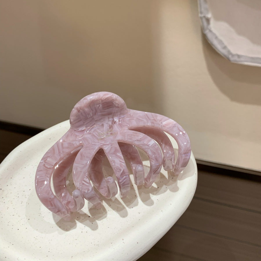 Pattern octopus claw clip