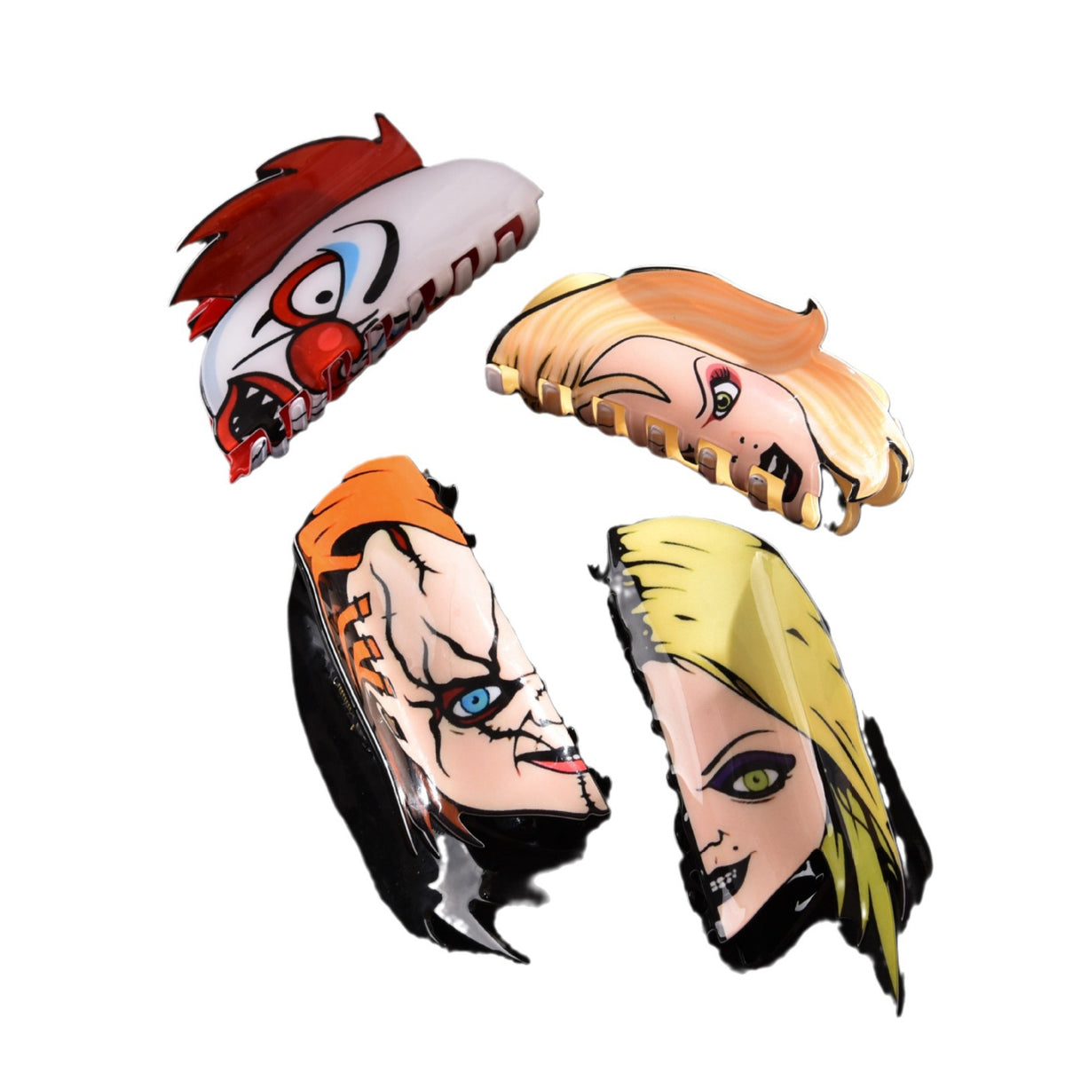 clown grimace hair claw