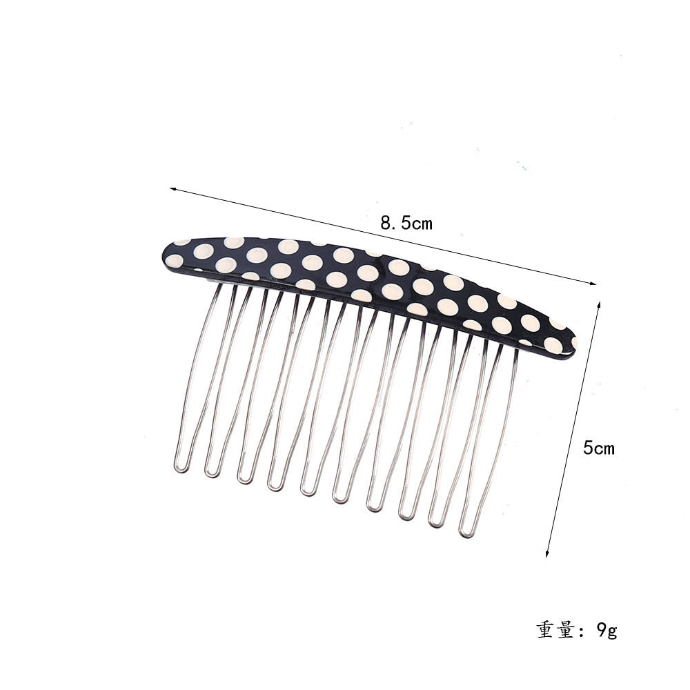 Hairpin Female disc hair plug comb hairpin