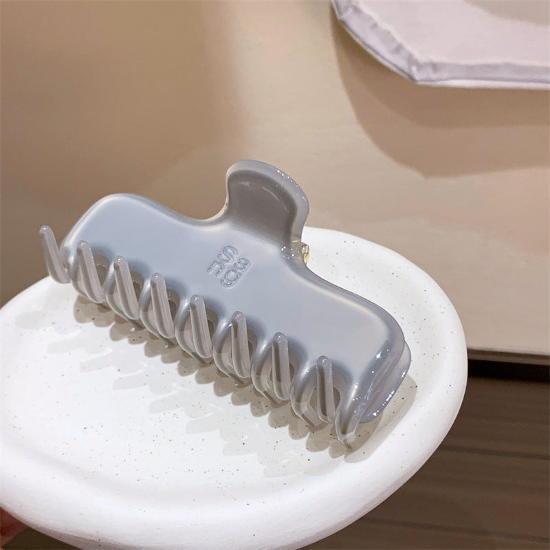 4cm Thick Jelly Chocolate Hair Claw