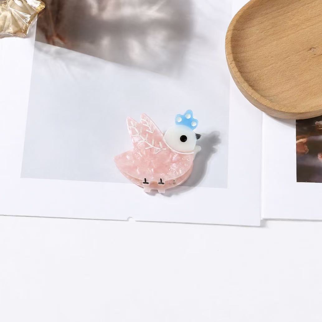 mini bird hair claw