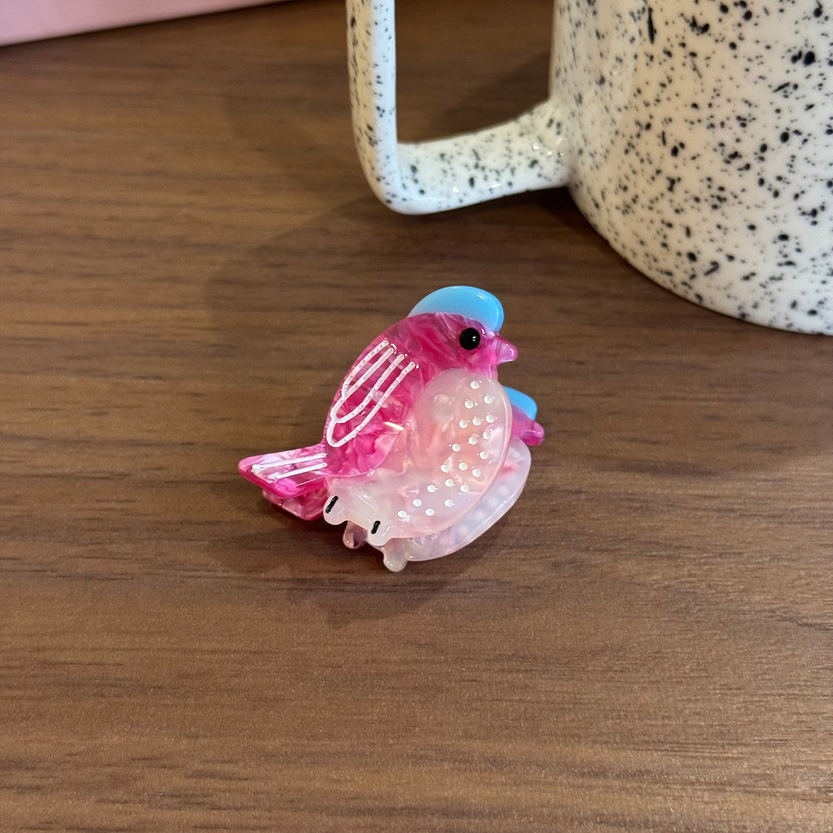 Mini bird hair claw
