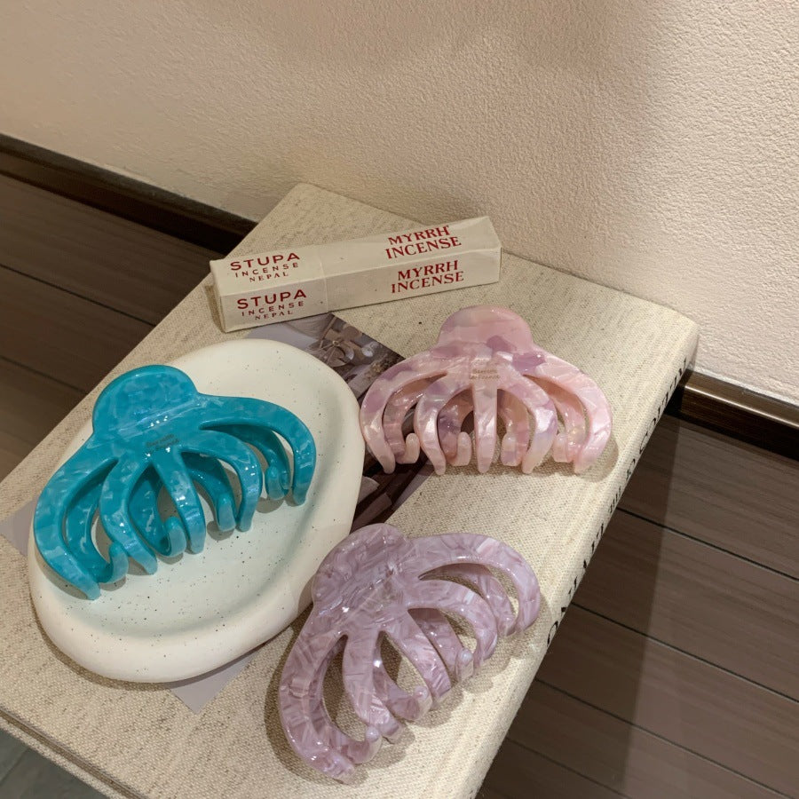 Pattern octopus claw clip