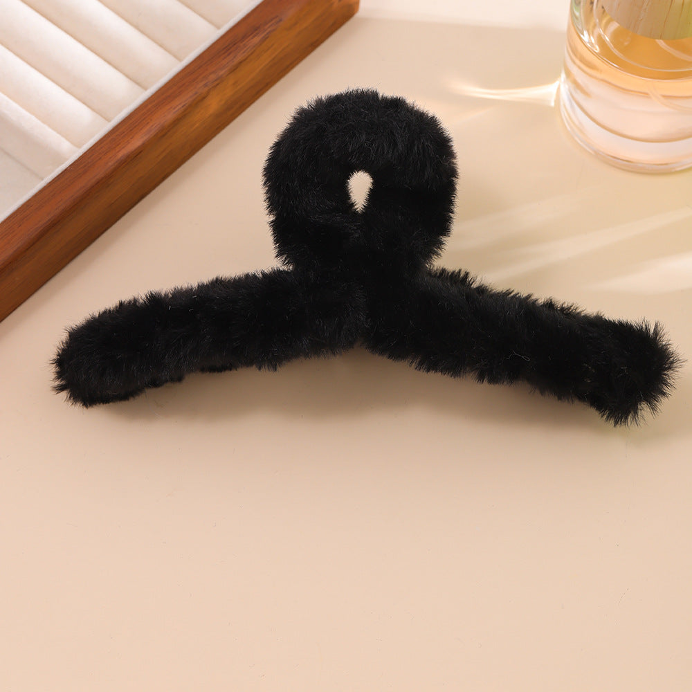 Autumn/Winter Plush Claw Clip