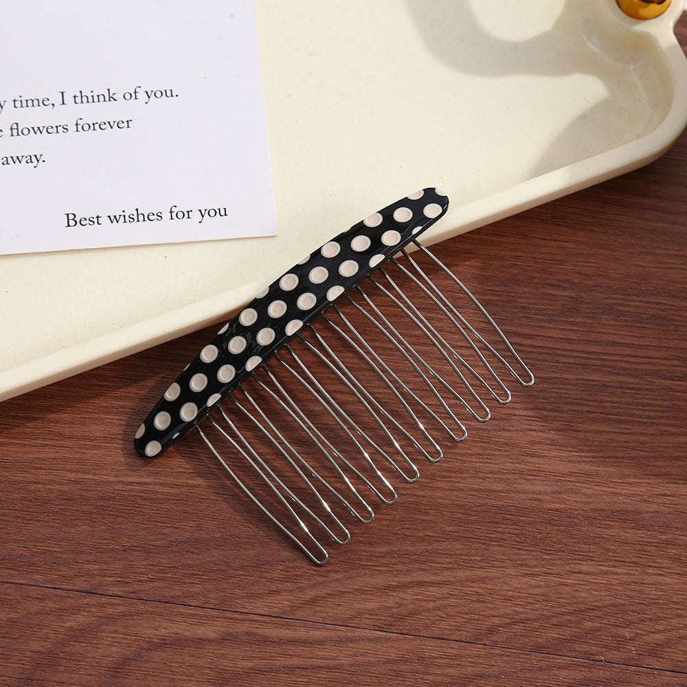 Hairpin Female disc hair plug comb hairpin
