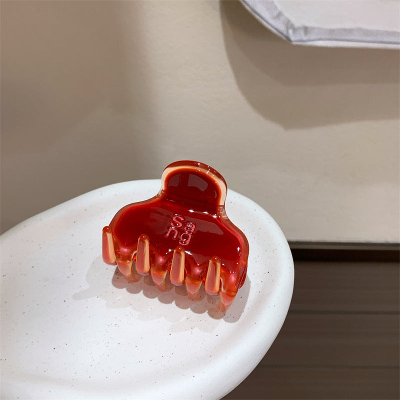 Small Chocolate Hair Claw