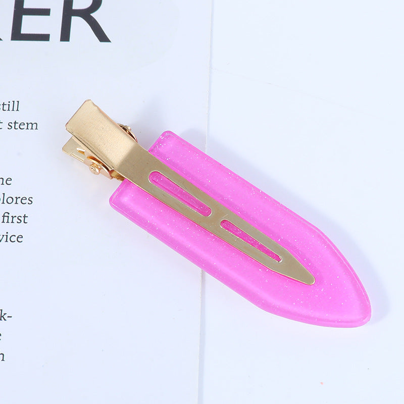 New Internet celebrity women's acetic acid plate seamless hairpin