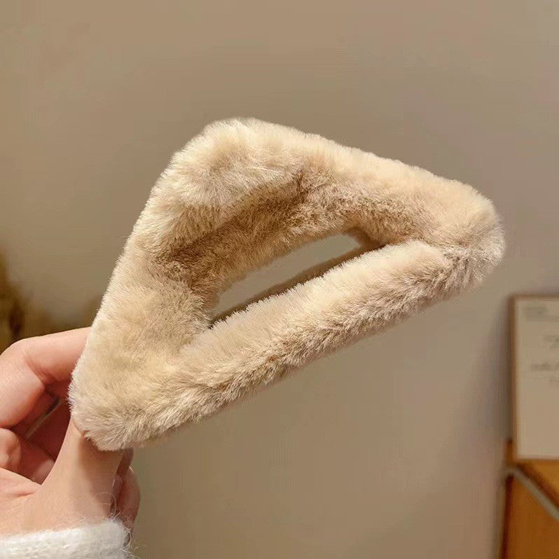 Autumn/Winter Plush Claw Clip
