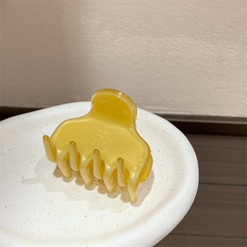 Small Chocolate Hair Claw