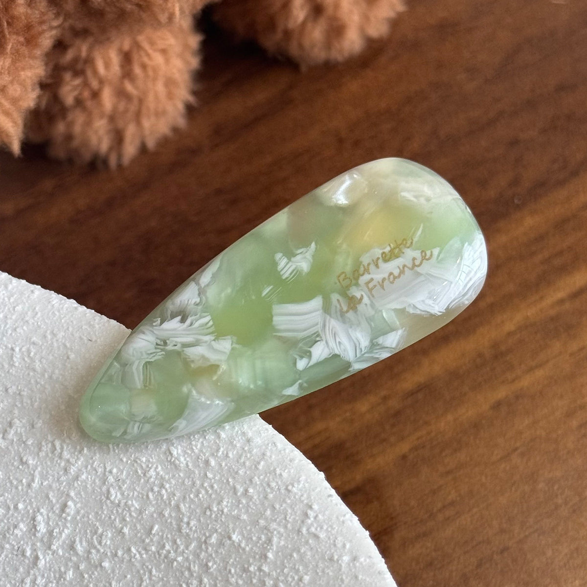 4mm Water droplet hair clip