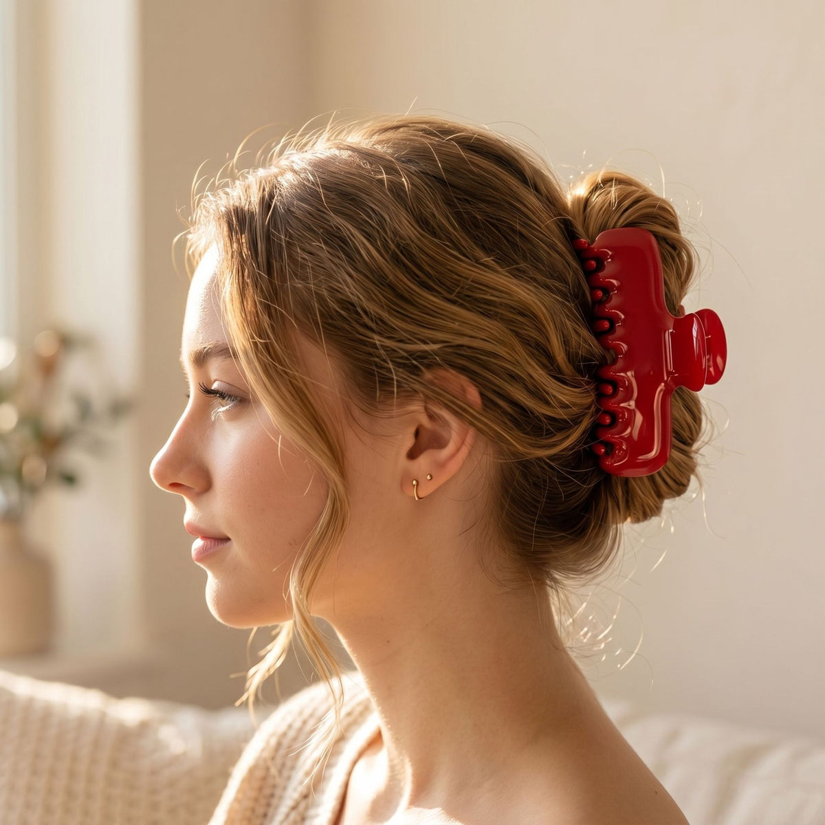 Duowei cute simple acetic acid grab clip jelly shark clip disc hair bangs clip high-end Korean hairpin hair accessories woman