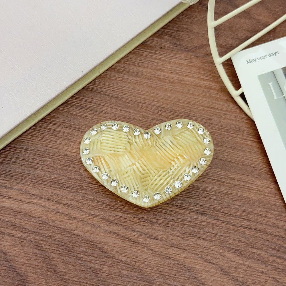 Love diamond hair clip