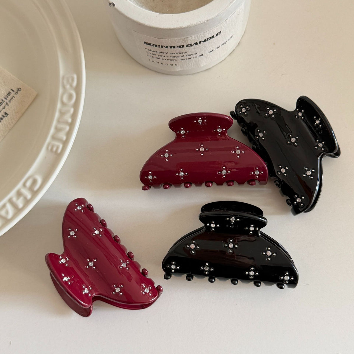 star-studded hair claw