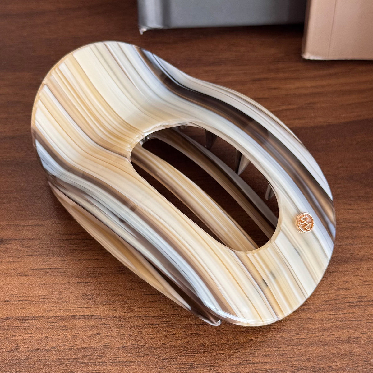 Flat Grab Clip Back Head Disc Hair Claw