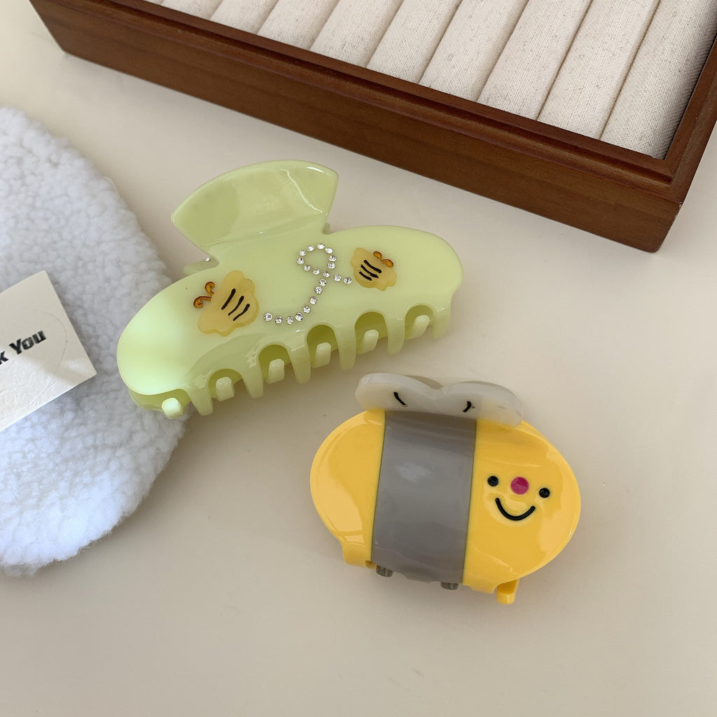 literary girl style butterfly bee hair claw