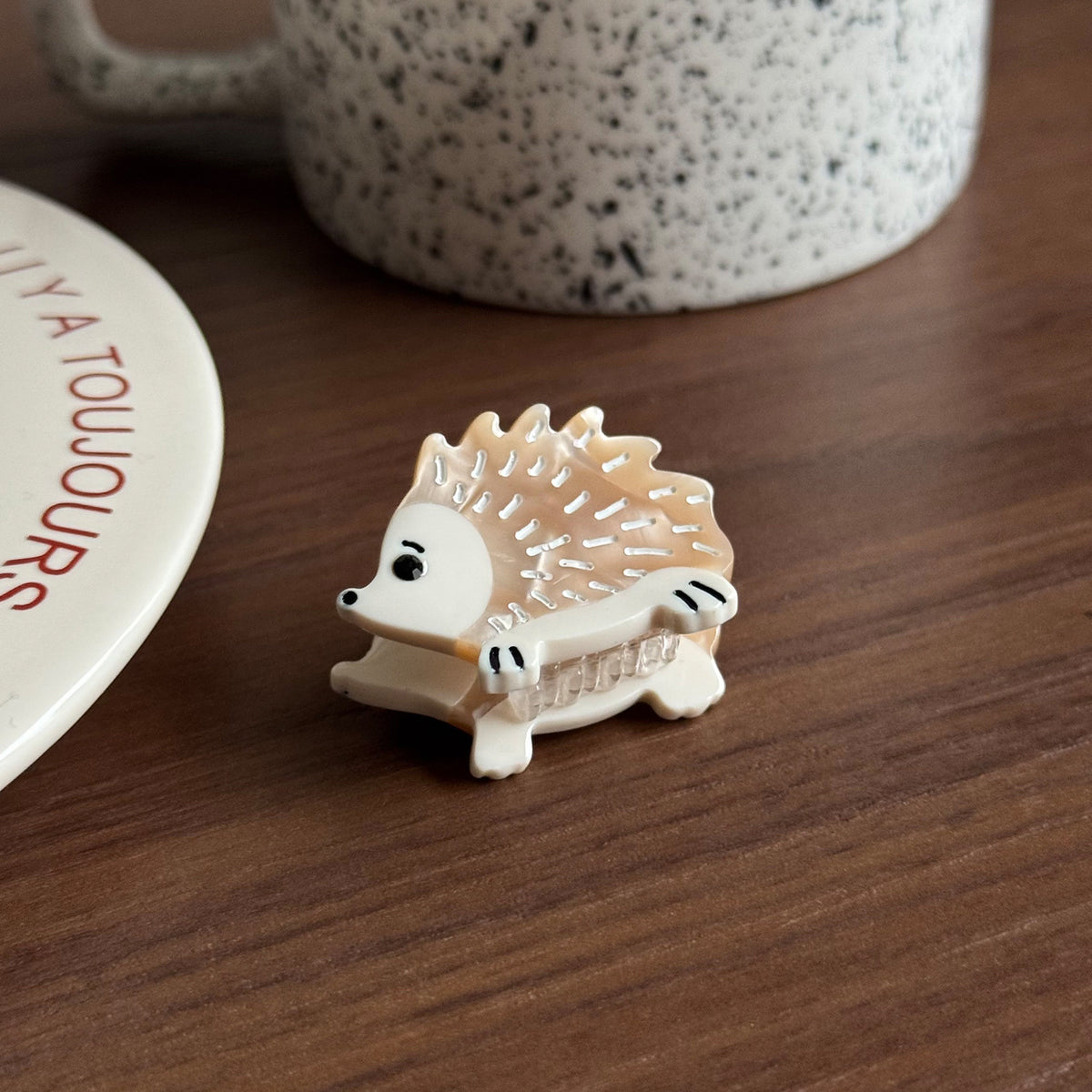Mini Honeybee hedgehog ladybird hair claw