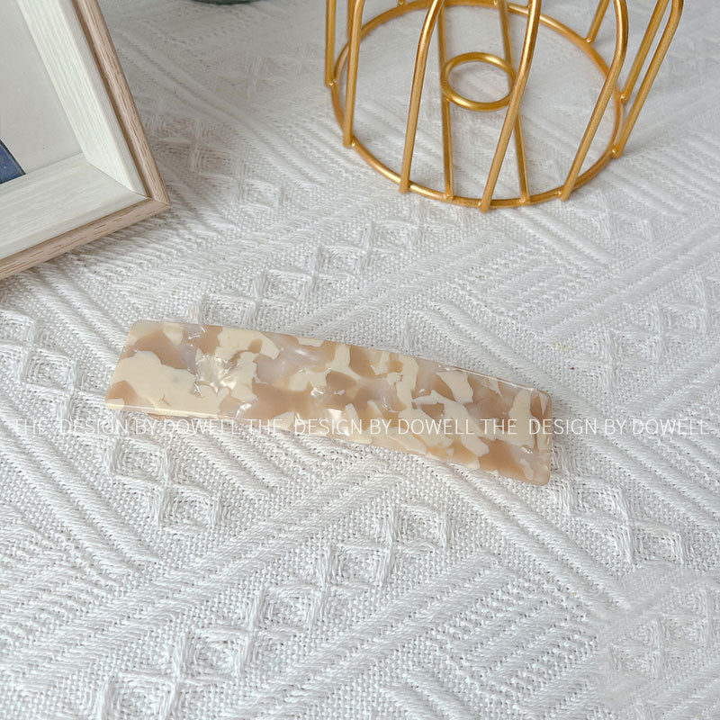 girl square spring hair clip